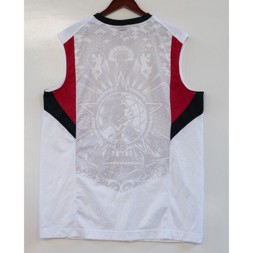 Nike White & Black Sleeveless Tank Top with Gold Swoosh - Picture 6 of 8